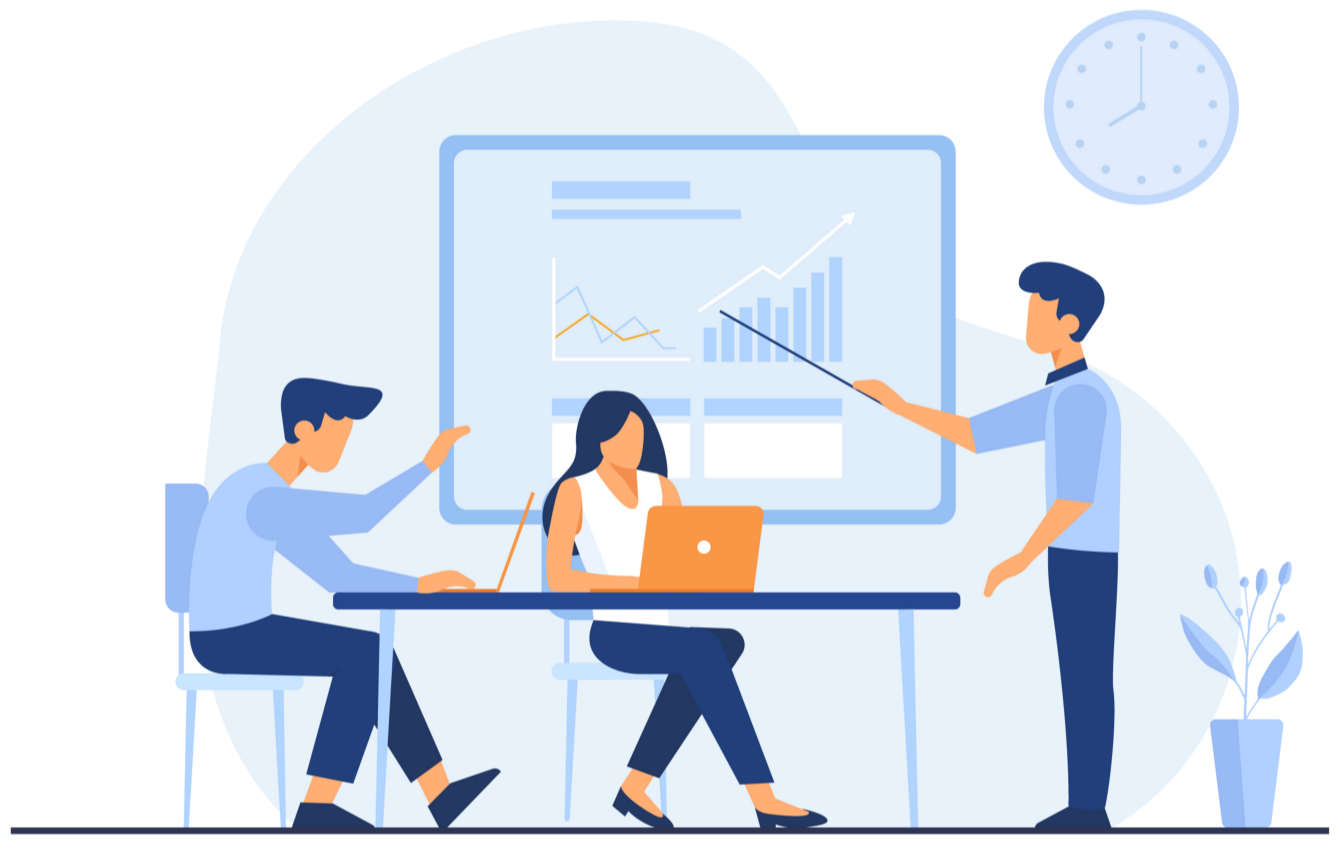 オフィス内の風景