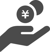 工場の建物を模したアイコン。義肢装具の生産工程管理を表現。